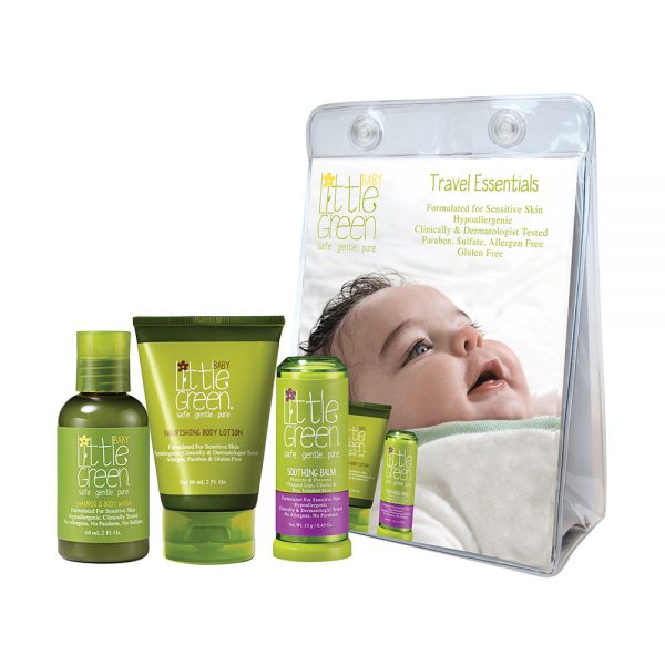 zestaw podróżny dla niemowląt, naturalne kosmetyki dla niemowląt